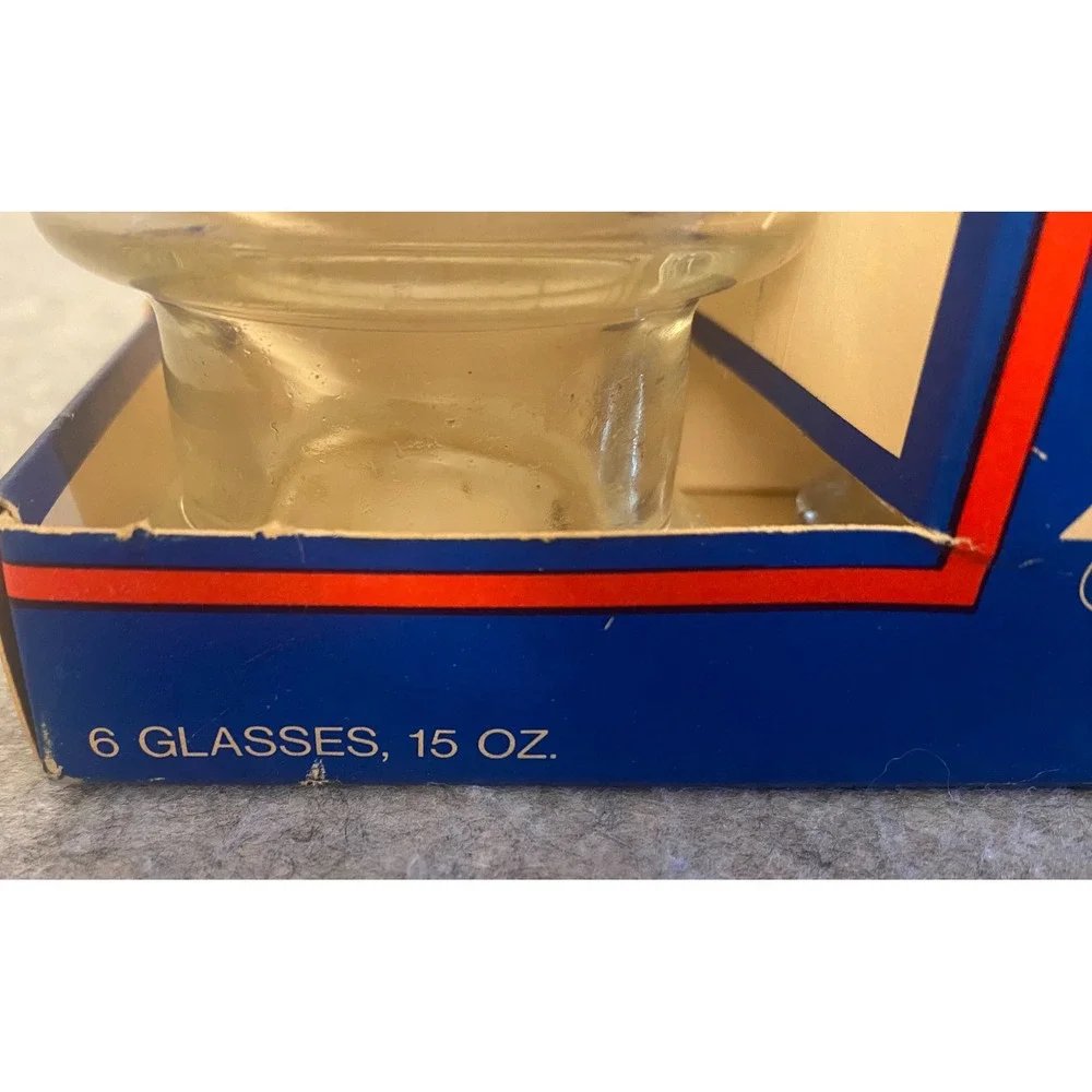 Anchor Hocking Series II The Revolution Bicentennial 6 pc Vintage Glasses NIB